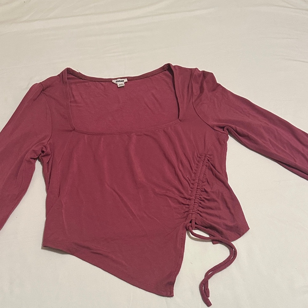 Garage Long Sleeve Mauve Top